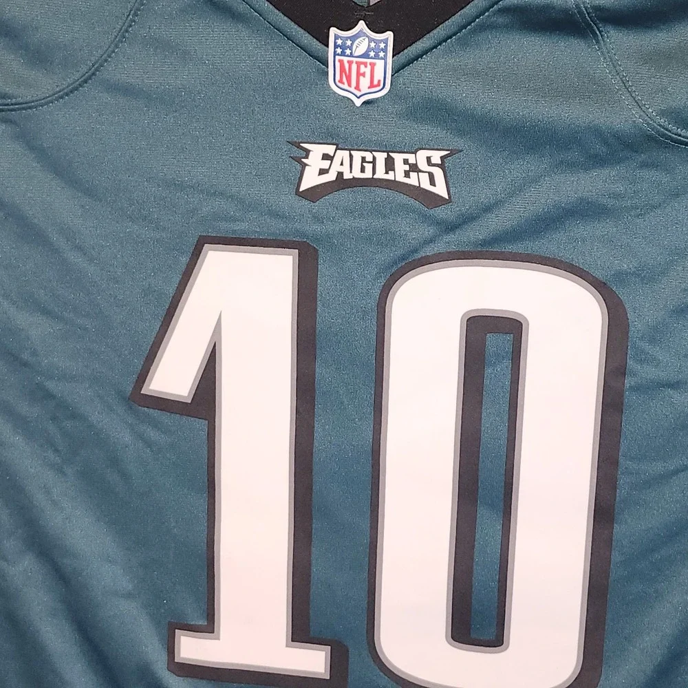 Nike NFL‎ Philadelphia Eagles Mac Hollins 10 Jersey Midnight Green XL 472807-339